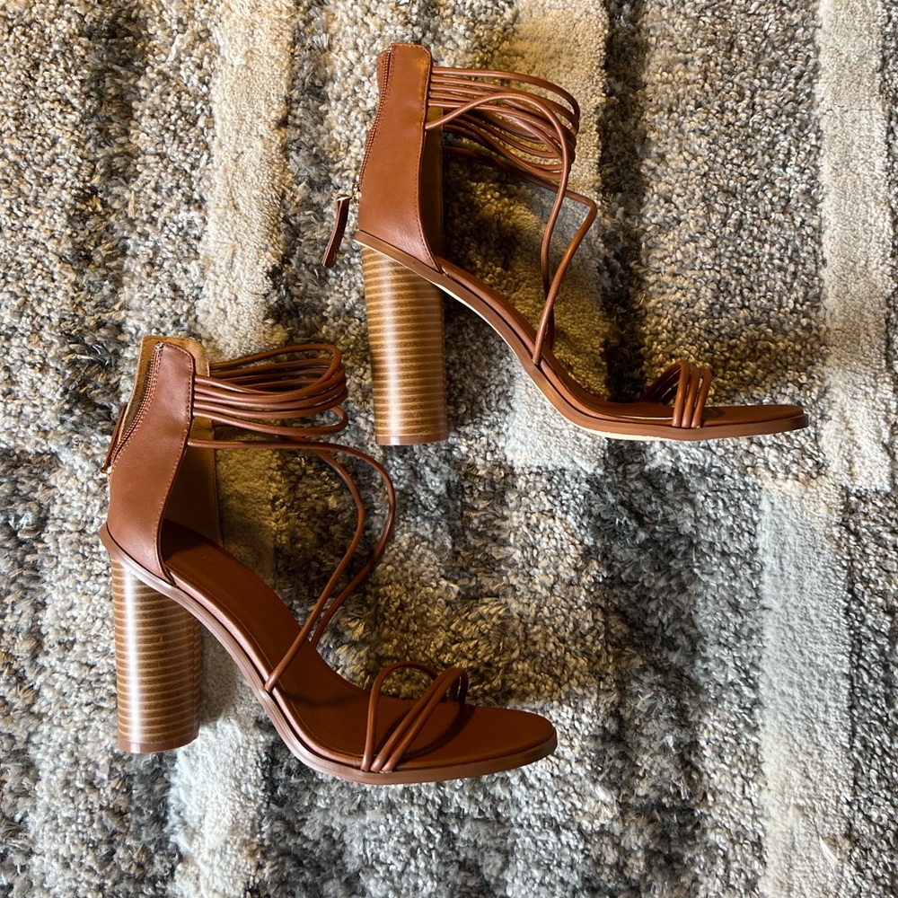 Strappy heels